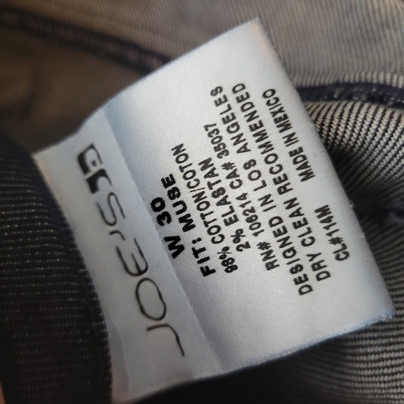 JOES JEANS MUSE Bootcut Dark Wash Denim Jeans Women Size 30 WA0763 - Picture 9 of 10